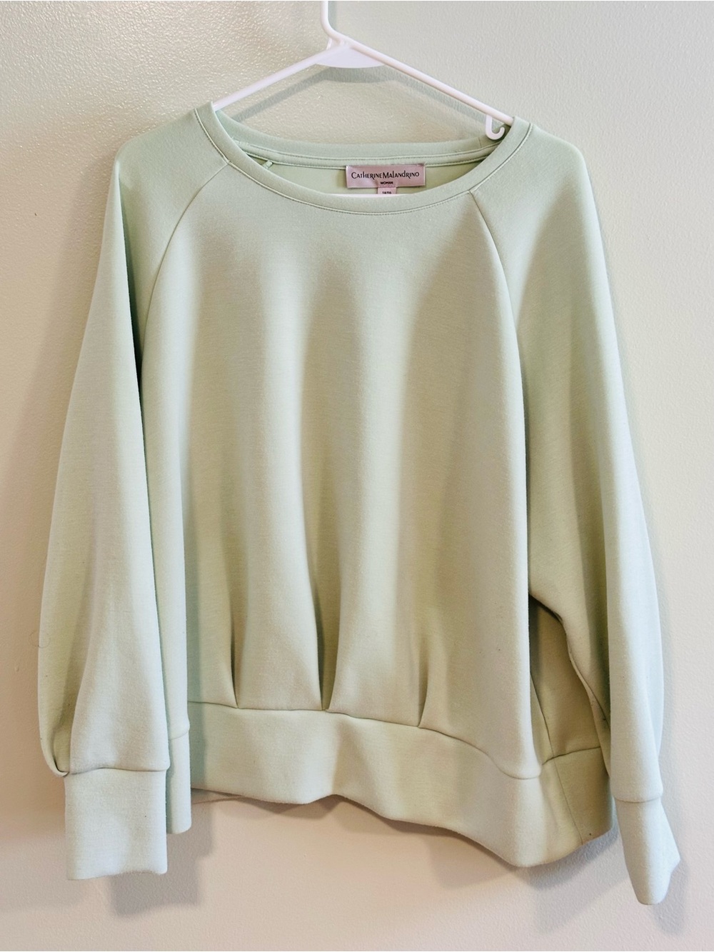 Catherine Malandrino Mint Green Crewneck Sweatshirt